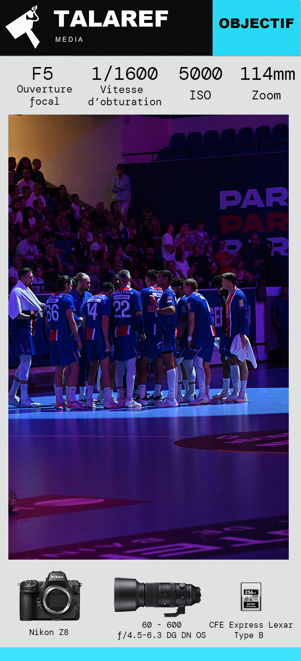 PSG - CESSON - Nos réglages photos